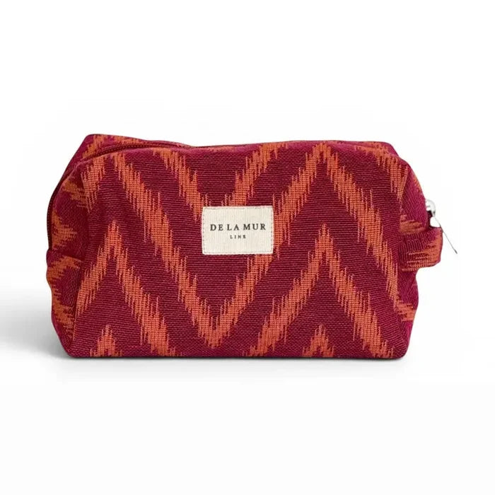 De La Mur Lines - Squared Makeup Bag in Fuego