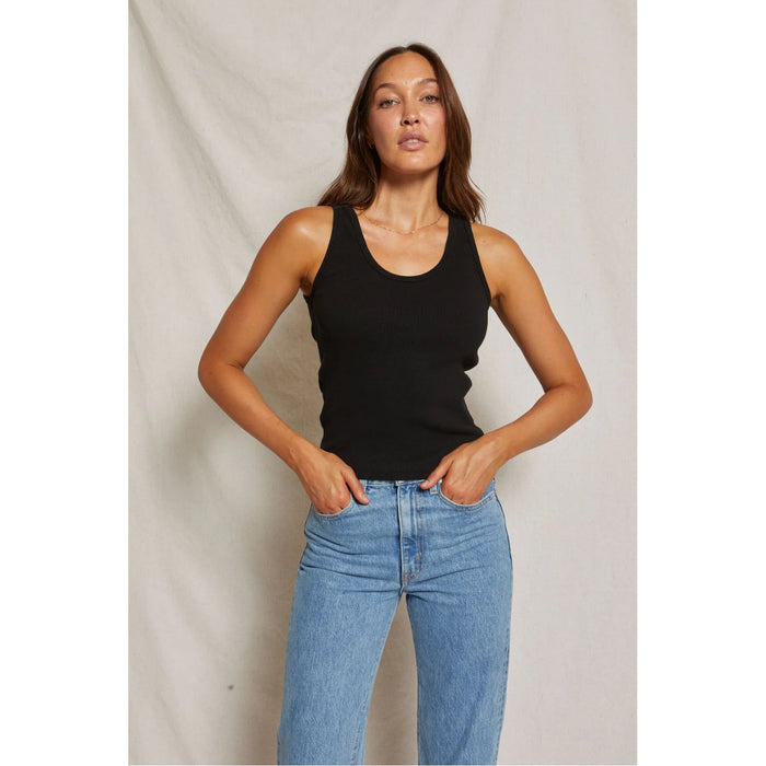 Debbie Tank in Black - Romantiques