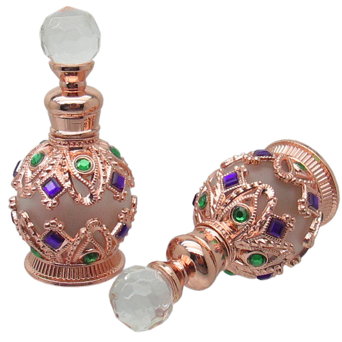 Decorated Perfume Bottle, ml, Rose Gold