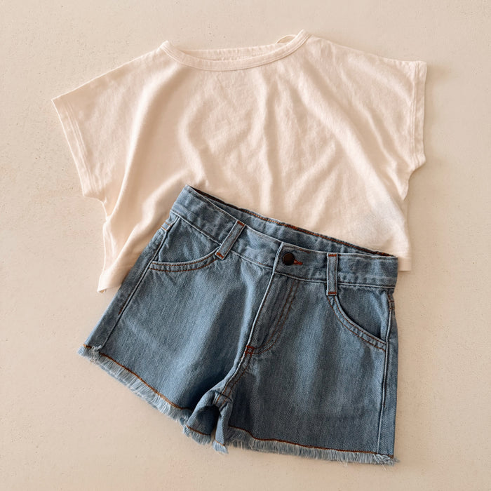DENIM SHORTS GIRLS - KIDS