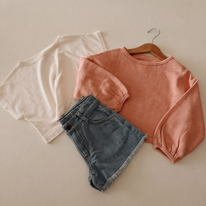 DENIM SHORTS GIRLS - KIDS