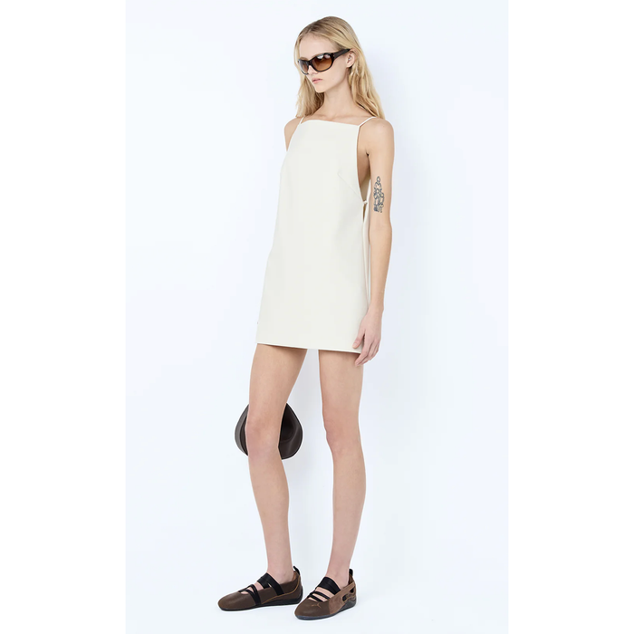 Devyn Mini Dress in Cream - Romantiques