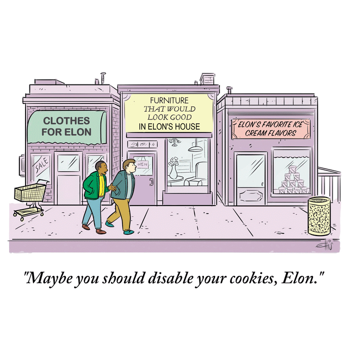 Disable Your Cookies (Personalized) Cartoon Print
