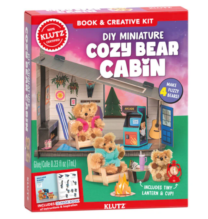 DIY Mini Cozy Bear Cabin