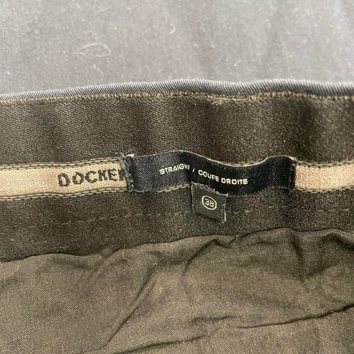 Docker straight leg gray pants