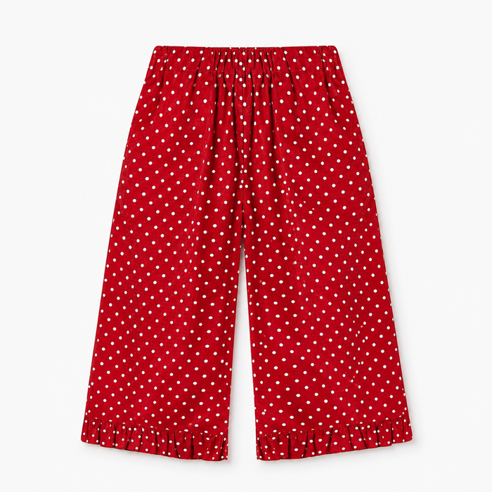 DOLLY DOT RUFFLE PANT