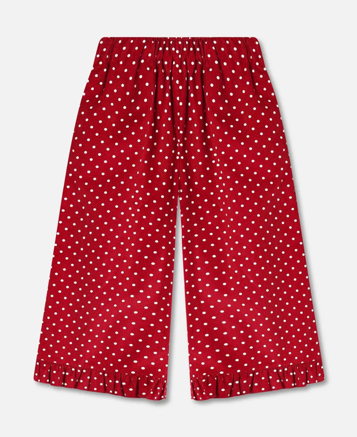 DOLLY DOT RUFFLE PANT