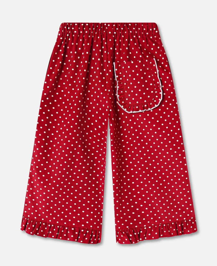 DOLLY DOT RUFFLE PANT