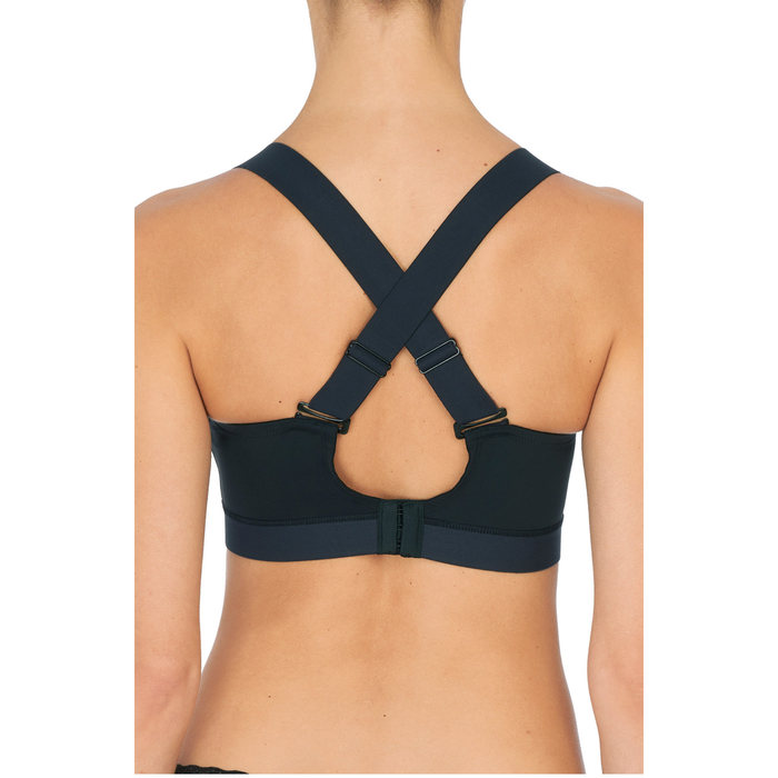 Dynamic Convertible Contour Sports Bra in Black - Romantiques