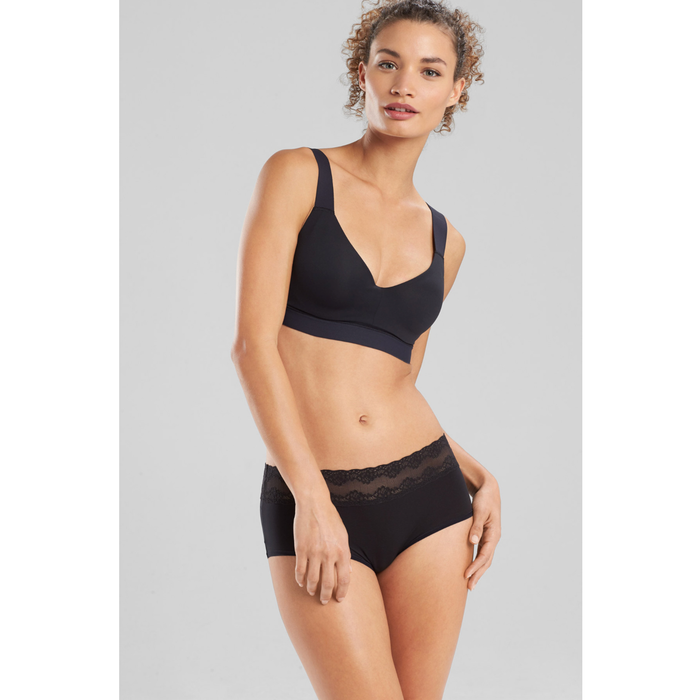 Dynamic Convertible Contour Sports Bra in Black - Romantiques