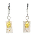 Earrings - Mushrooms on Watch Faces (Stainless Steel) by Christine Stoll
