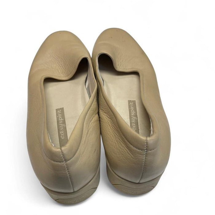 Easy spirit taupe leather ballet