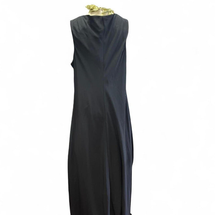 Elegant dining dress with ruffle (size22W)