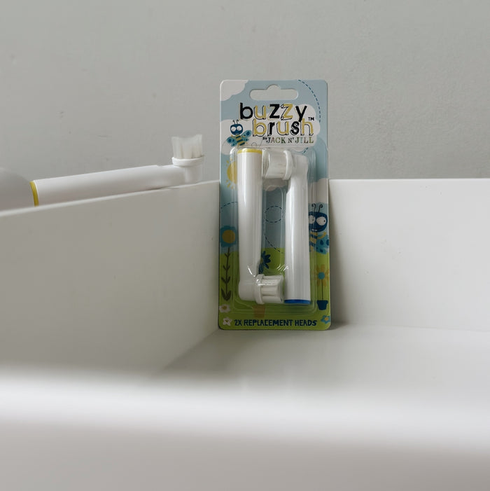 ELEKTRISCHE TANDENBORSTEL - vervangkopjes buzzy brush (2stk)