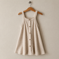 EMBELLISHED PIQUÉ DRESS - KIDS