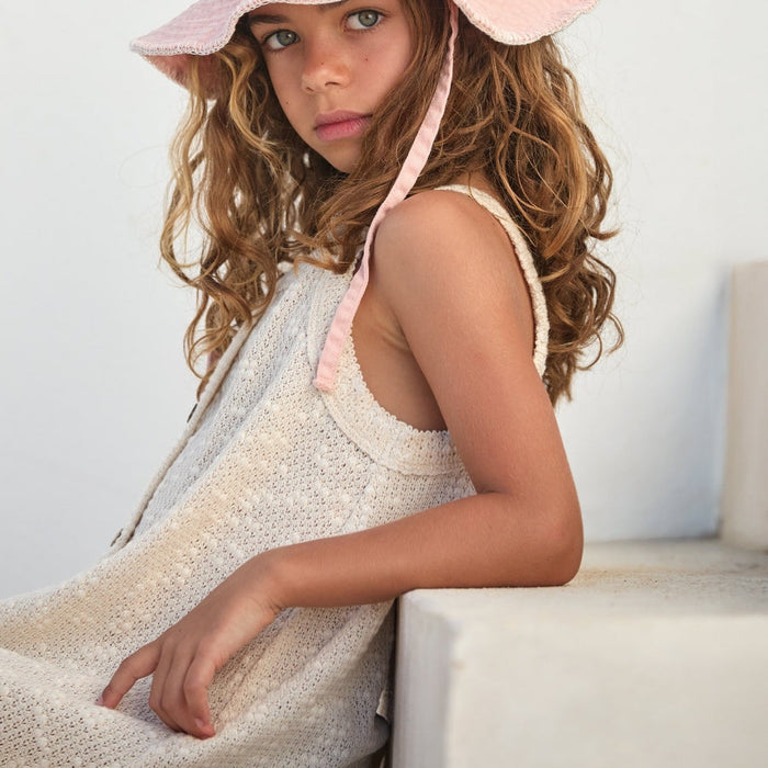 EMBELLISHED PIQUÉ DRESS - KIDS