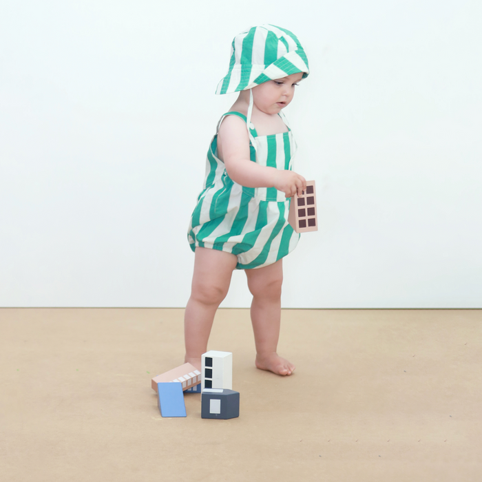 Emerald Stripes Baby Body - BABY