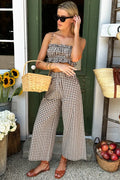 Emerson Fry – Pull on Pocket Pant in Cocoa Gingham