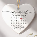Engaged Ornament | Calendar Ornament for Engagement