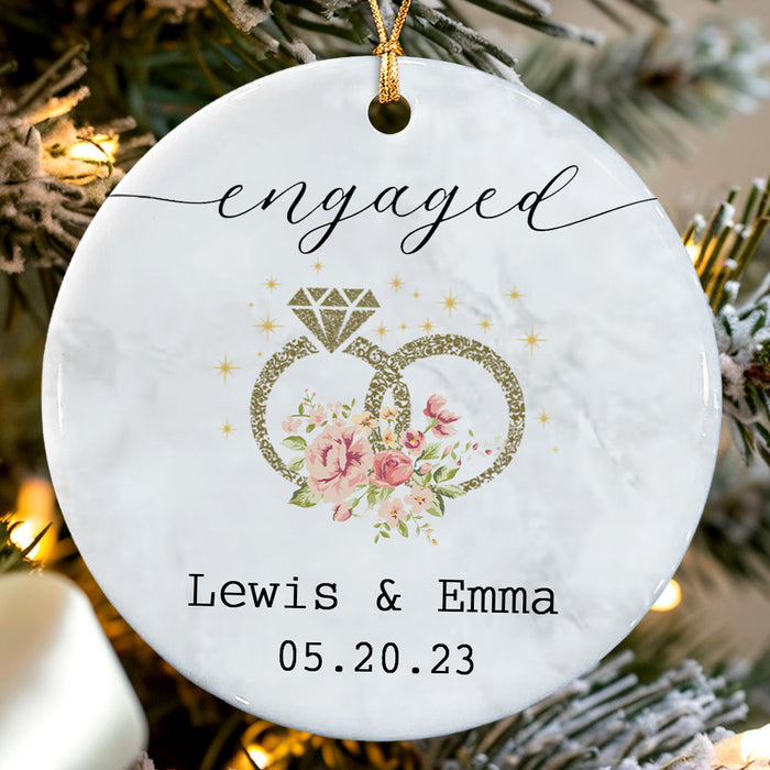 Engaged Ornaments | Engagement Announcement