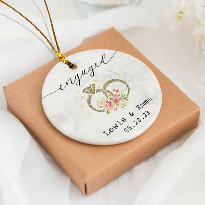 Engaged Ornaments | Engagement Announcement