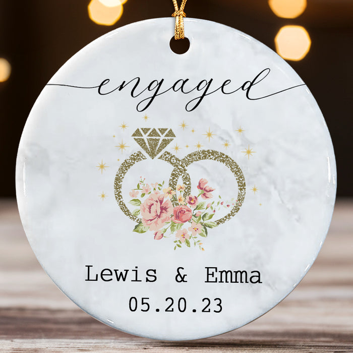 Engaged Ornaments | Engagement Announcement