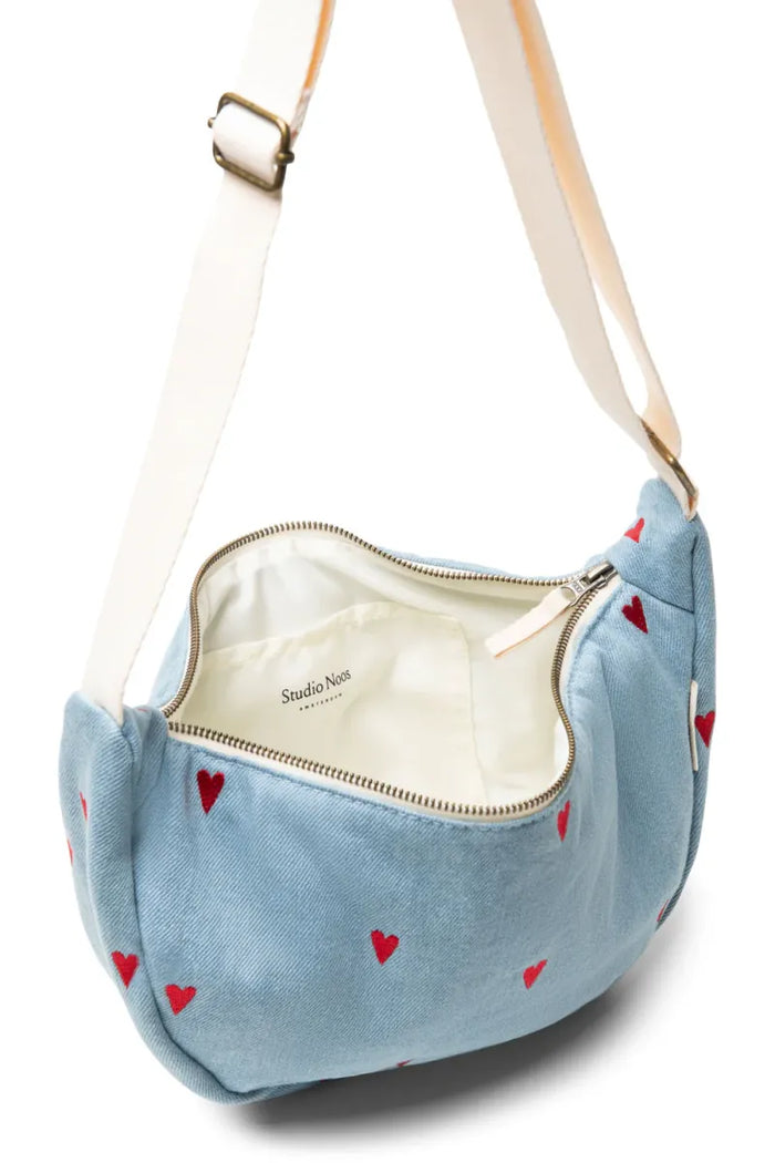 FANNY PACK - DENIM HEARTS