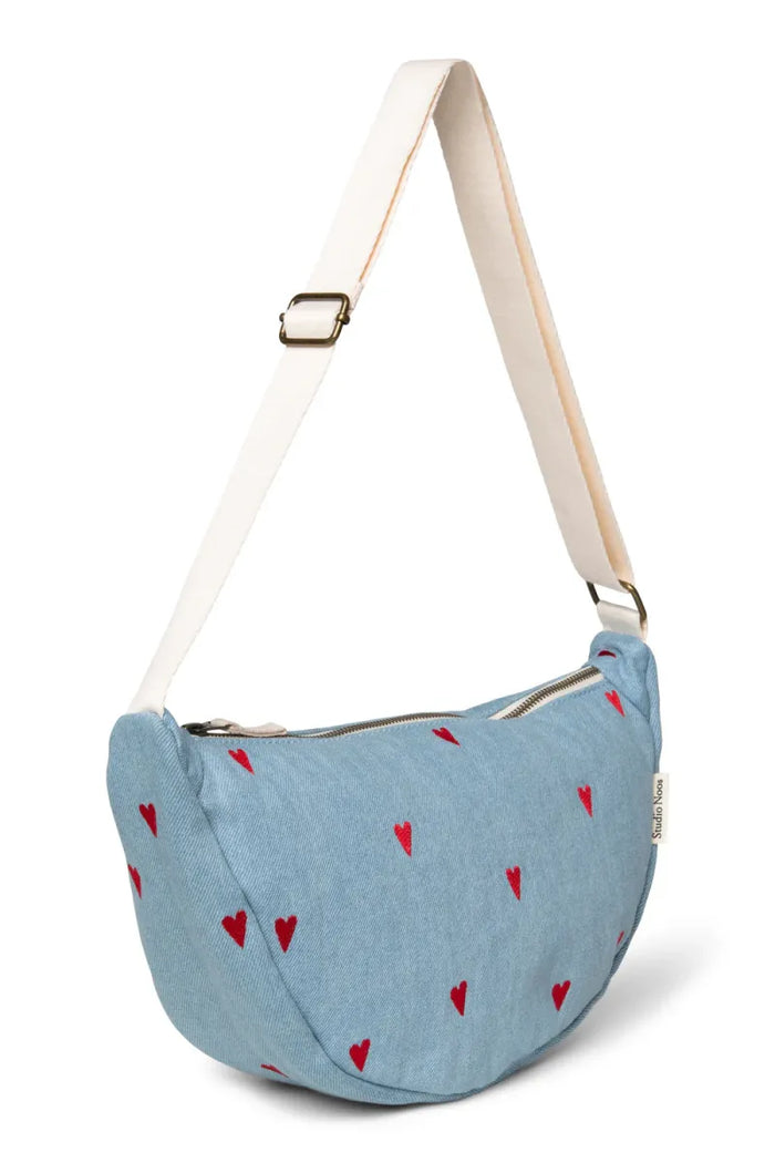 FANNY PACK - DENIM HEARTS