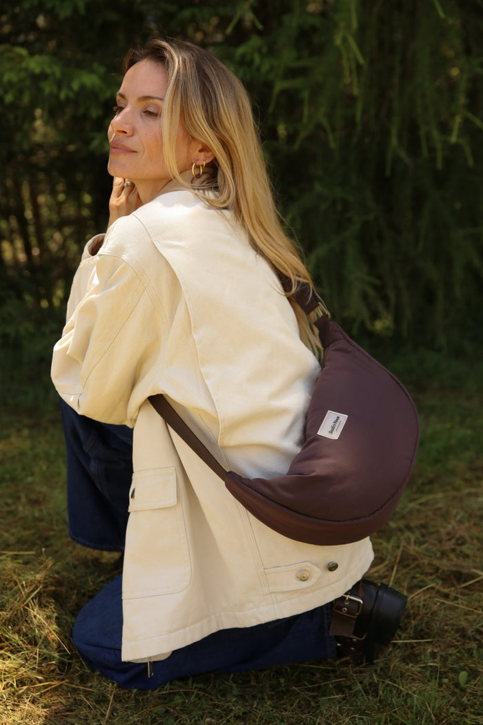 FANNY PACK - PUFFY BROWN