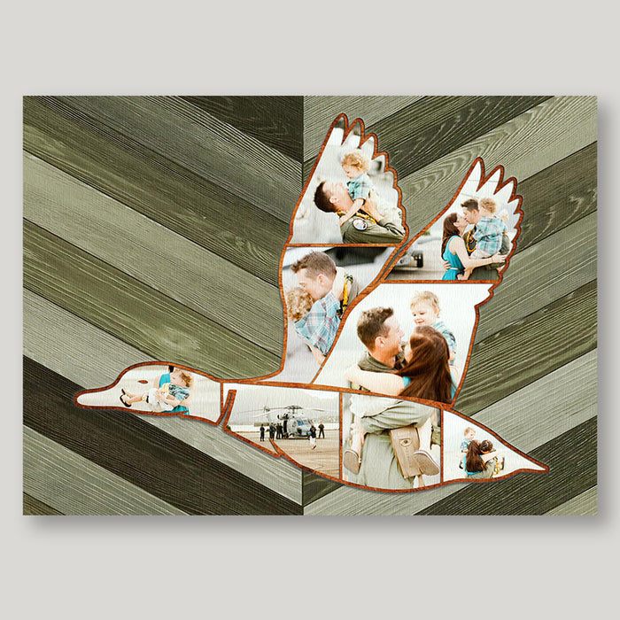 Father’s Day Gifts for Hunting Dads | Duck Hunting Canvas | Collage Canvas Wall Art