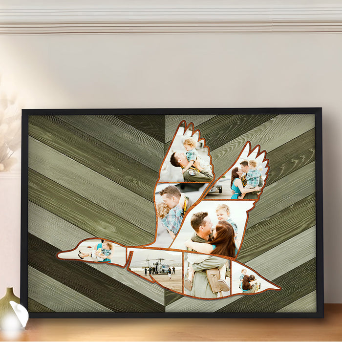 Father’s Day Gifts for Hunting Dads | Duck Hunting Canvas | Collage Canvas Wall Art