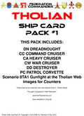 Federation Commander: Tholian Ship Card Pack #1