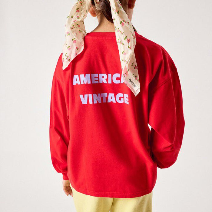 FIZVALLEY LONGSLEEVE FRAISE RED - KIDS