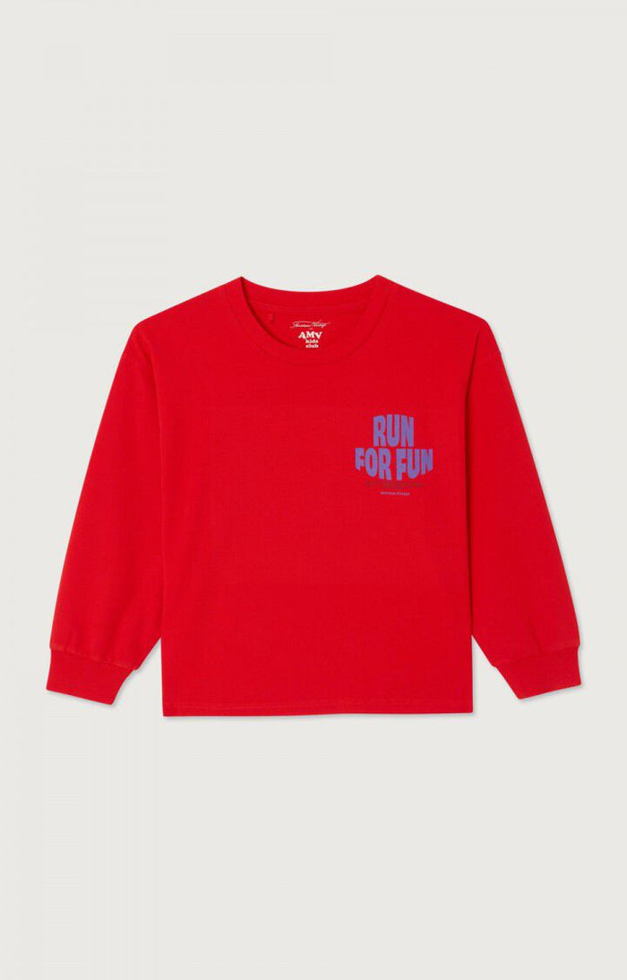 FIZVALLEY LONGSLEEVE FRAISE RED - KIDS