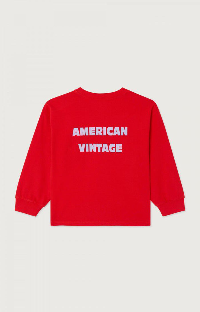 FIZVALLEY LONGSLEEVE FRAISE RED - KIDS