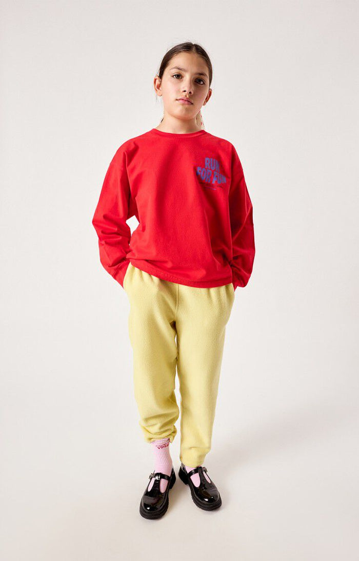 FIZVALLEY LONGSLEEVE FRAISE RED - KIDS