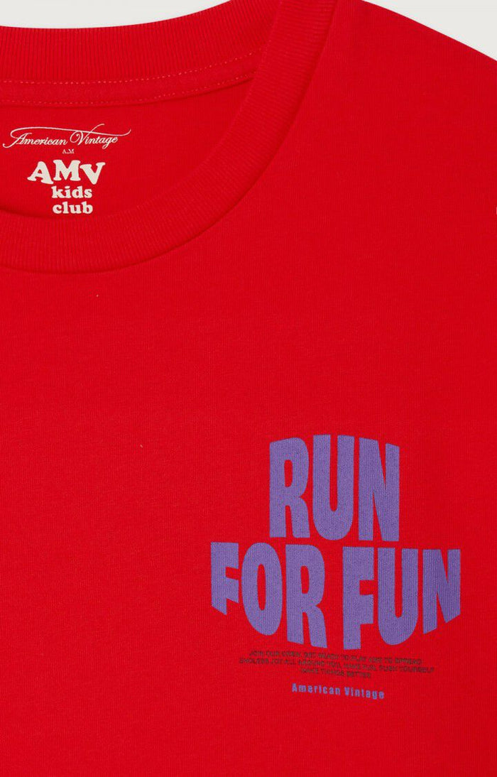 FIZVALLEY LONGSLEEVE FRAISE RED - KIDS