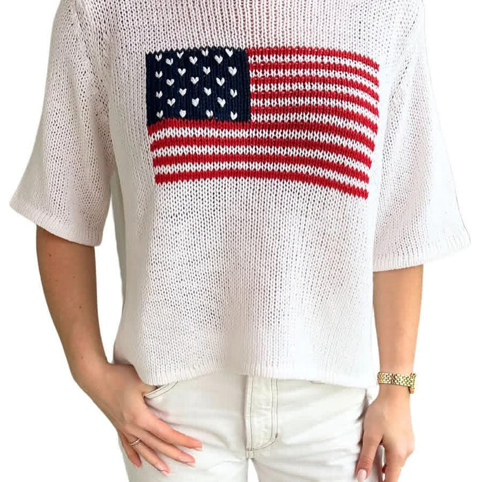 Flag Half Sleeve Top