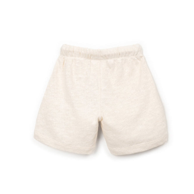 FLAMÉ JERSEY SHORTS ECRU - KIDS