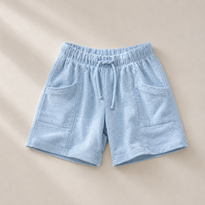 FLAMÉ JERSEY SHORTS LIGHT BLUE - KIDS
