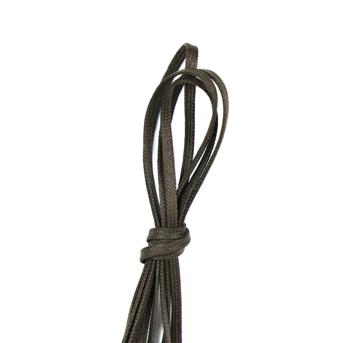 Flat Waxed Cotton Shoelaces