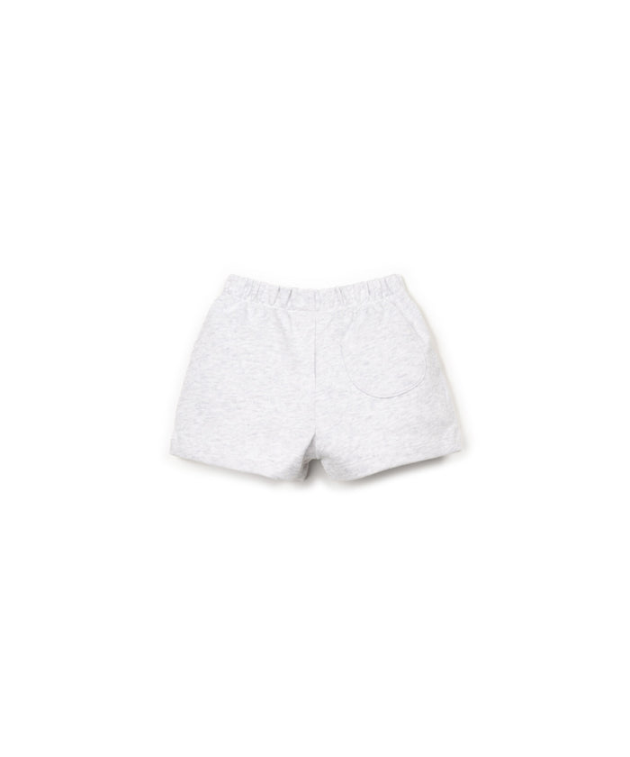 FLEECE SHORTS GREY MELANGE - BABY