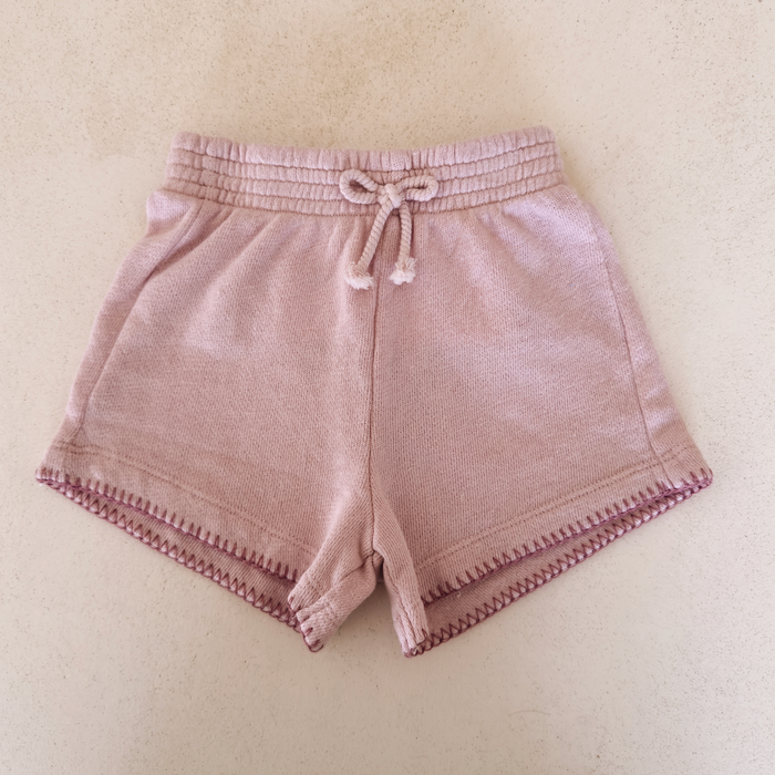 FLEECE SHORTS SOFT LILA - BABY