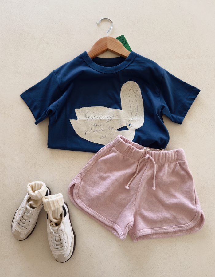 FLEECE SHORTS SOFT LILA - KIDS