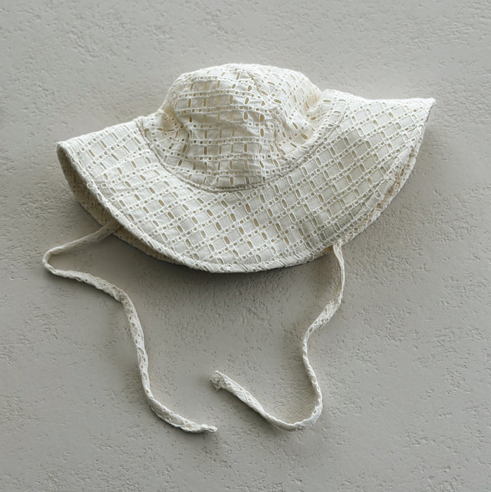 FLOPPY SUN HAT - IVORY