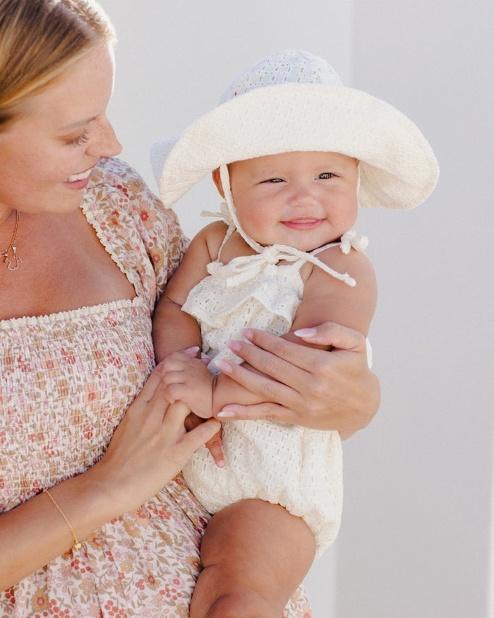 FLOPPY SUN HAT - IVORY