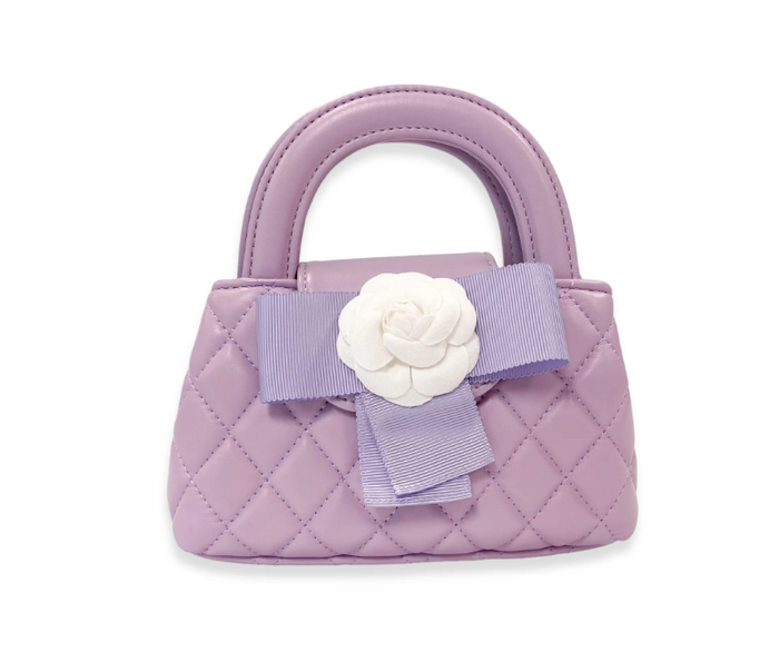 Floral Applique Quilted Bag