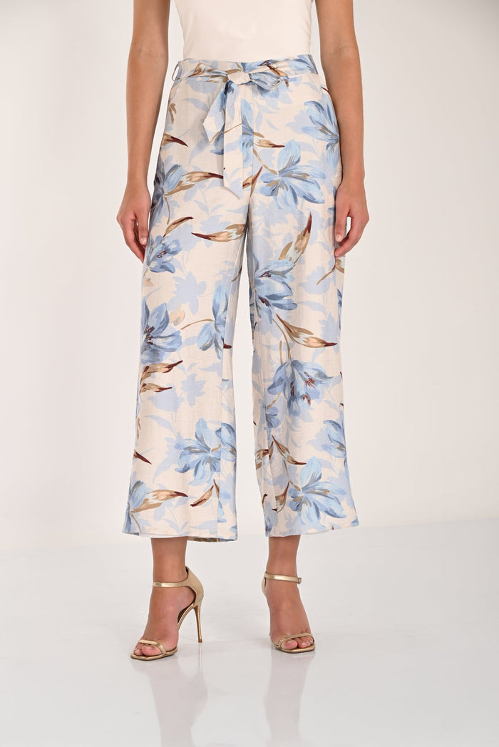 Floral Cropped Trousers