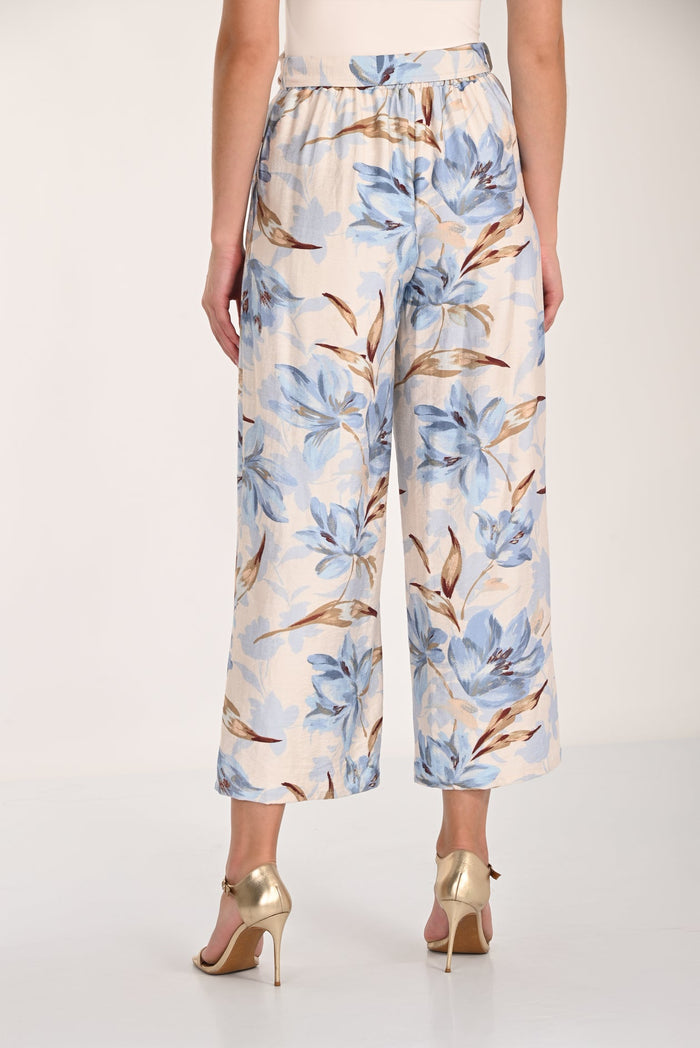 Floral Cropped Trousers
