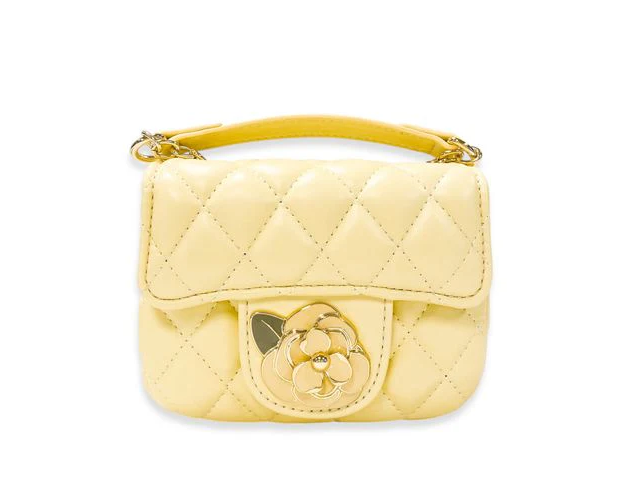 Floral Decor Quilted Purse